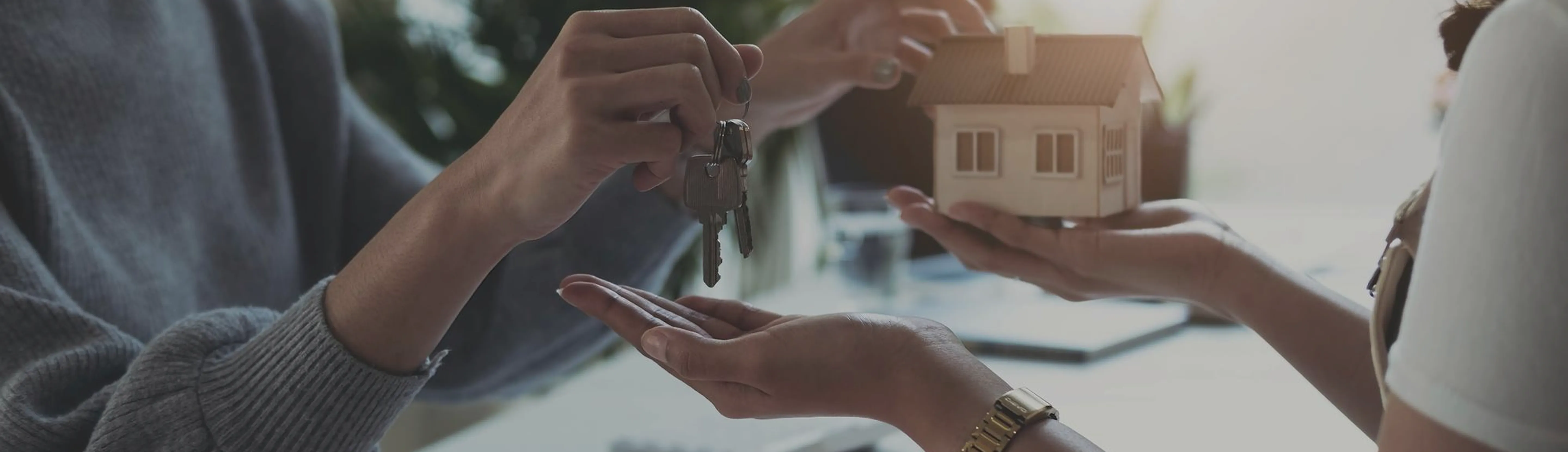 First-time homebuyer keys exchange